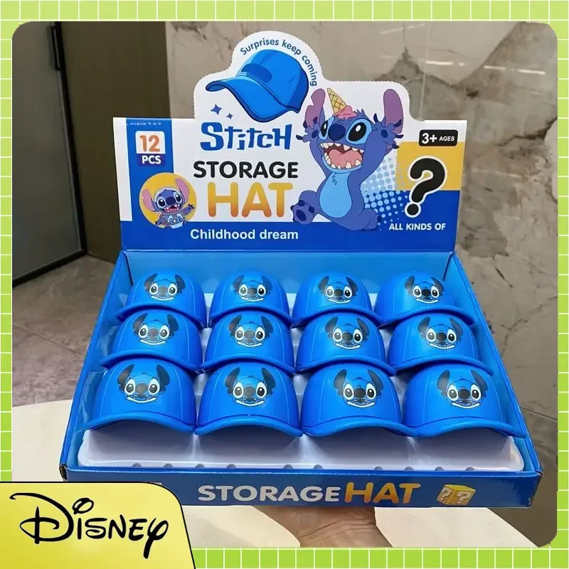 

New Disney Stitch Blind Box Set Mickey Mystery Storage Hat Cartoon Cute Keychain Doll Backpack Pendant Accessories Wholesale