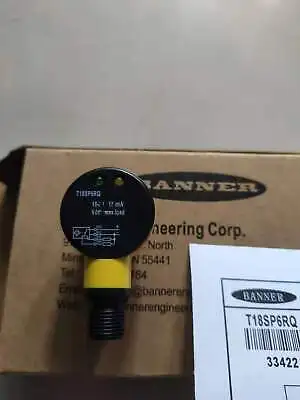 Receiving Photoelectric Switch Sensor 10-30VDC For BANNER T18SP6RQ