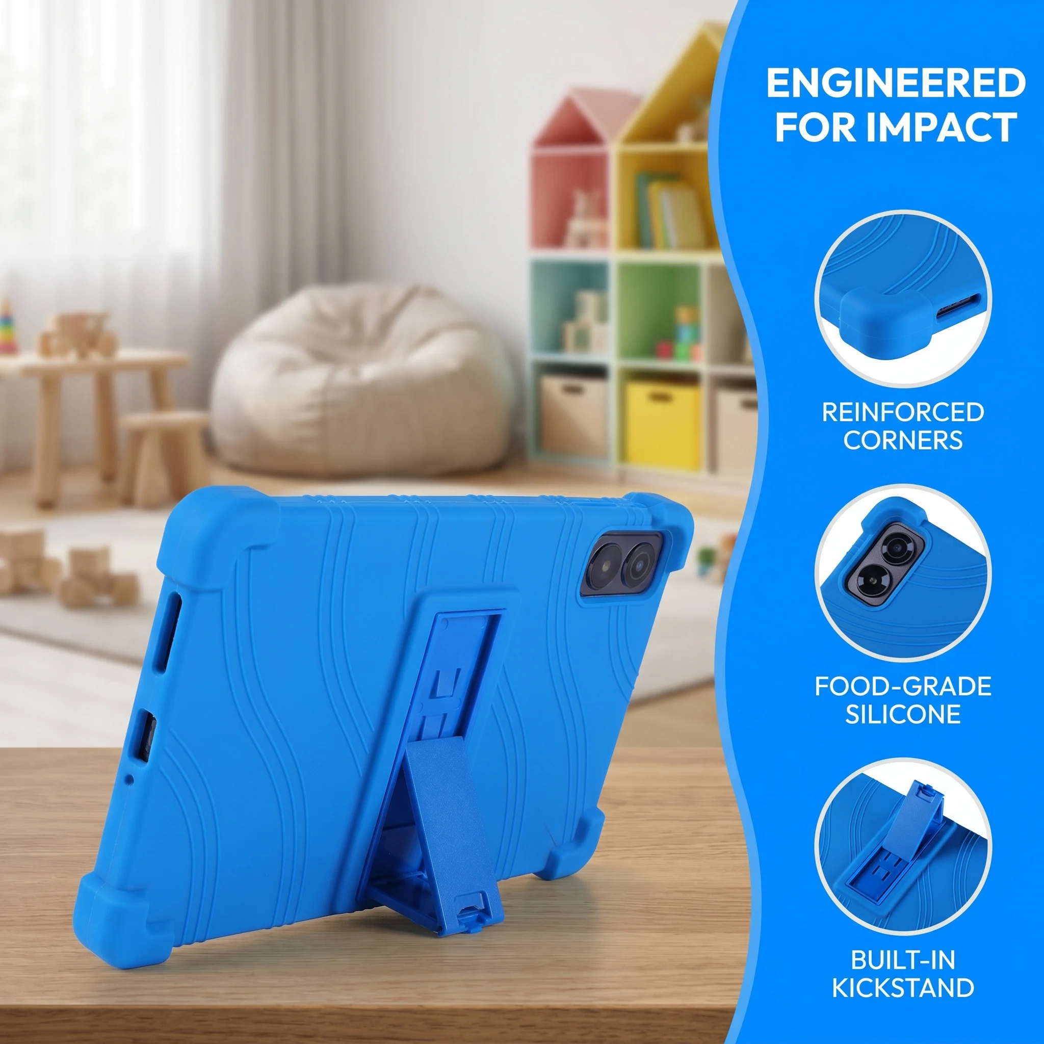 Case For ALLDOCUBE iPlay 80 mini Ultra 8.8inch Tablet Safe Shockproof Silicone Stand Cover