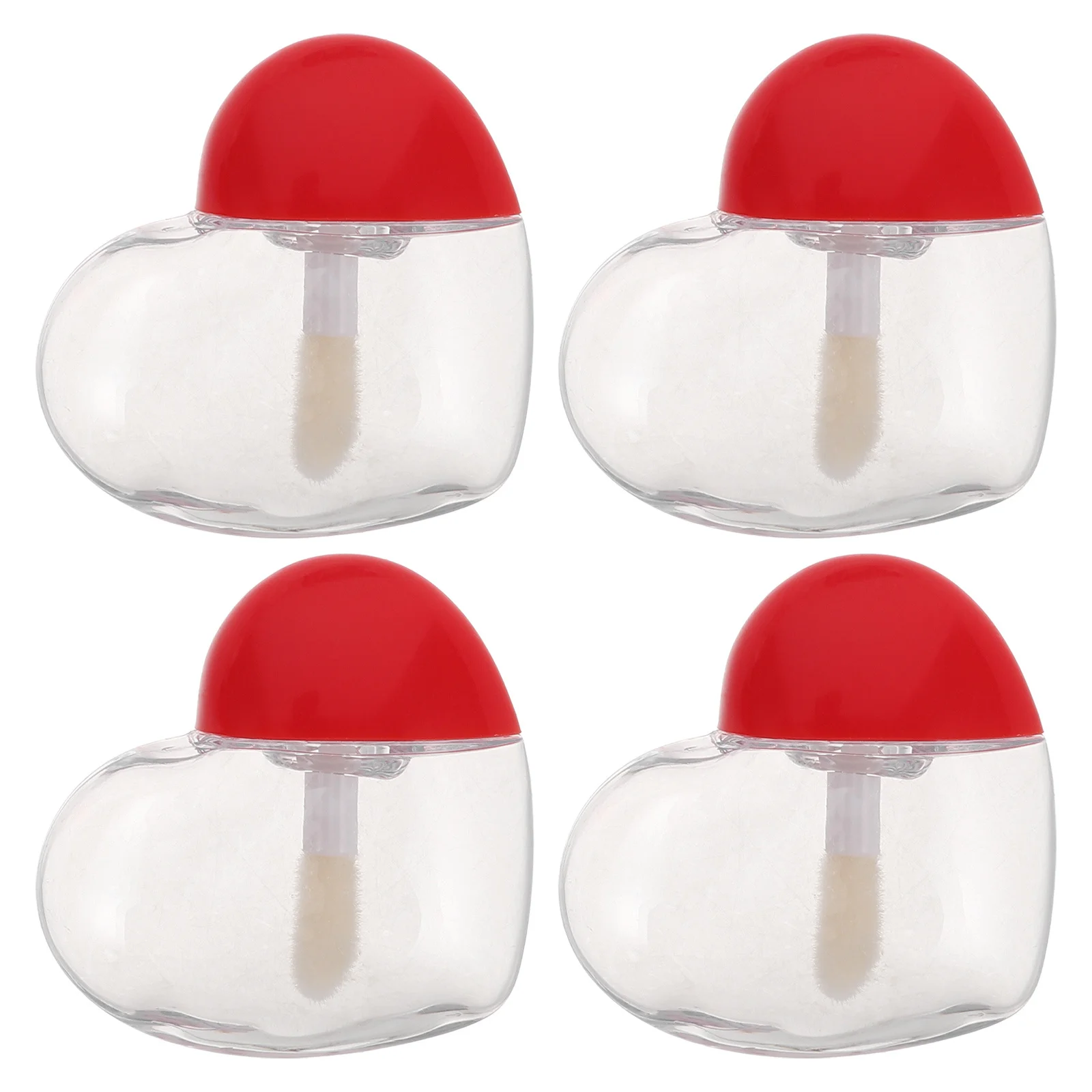 4 pièces Tube de rouge à lèvres vide bricolage bouteille de brillant à lèvres conteneur rechargeable Portable fabricant de rouge à lèvres Tubes pour brillant à lèvres bricolage