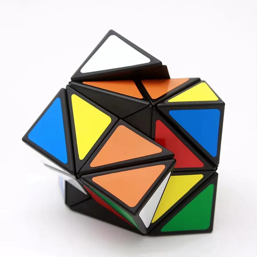 Lanlan ヘリコプターマジックキューブエイリアン Cubo Magico LanLan スピードキューブステッカーおもちゃ Cubo Magico 子供のギフト知育玩具