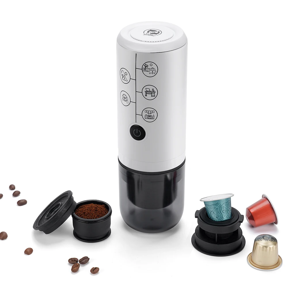Portable Wireless Espresso Machine USB Rechargeable 2-in-1 Coffee Powder & Nespresso Capsule Compatible - view 2