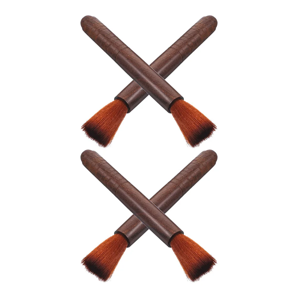 4Pcs Erhu Violin Guzheng Rosin Dust Brush Soft Flexible Bristle String Instrument Cleaning Tools Portable Erhu