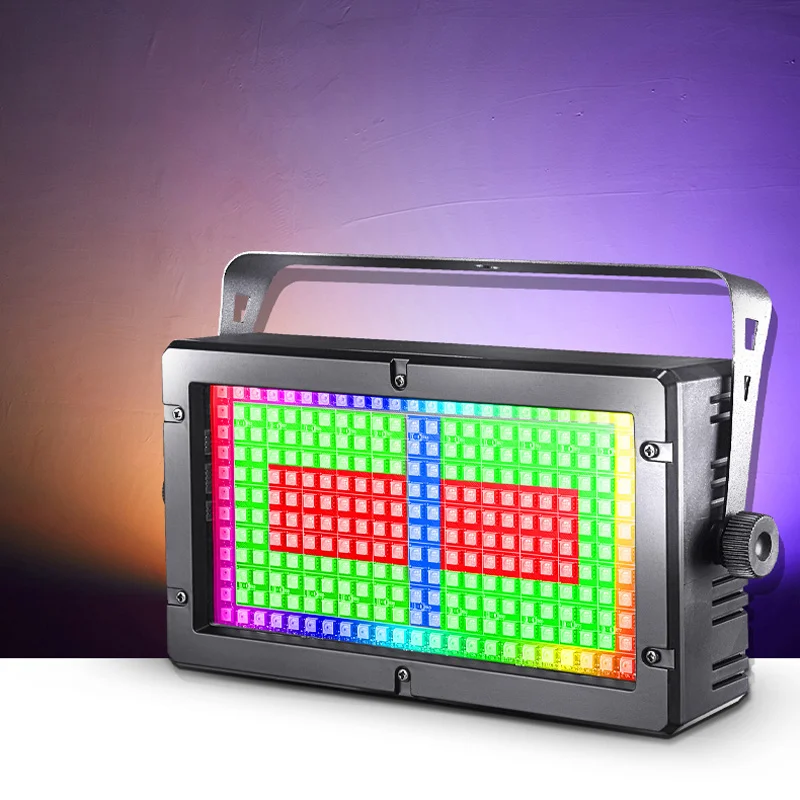 DMX Led Color Strobe Light Mini Flash RGB Racing Background Dye Lights Burst Jumping Disco Atmosphere light