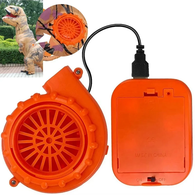 Ventilateur gonflable pour Costume, pompe à Air USB à faible bruit, boîtier de batterie, grand Volume d'air pour vêtements de jeu gonflables, nouvelle collection 2025