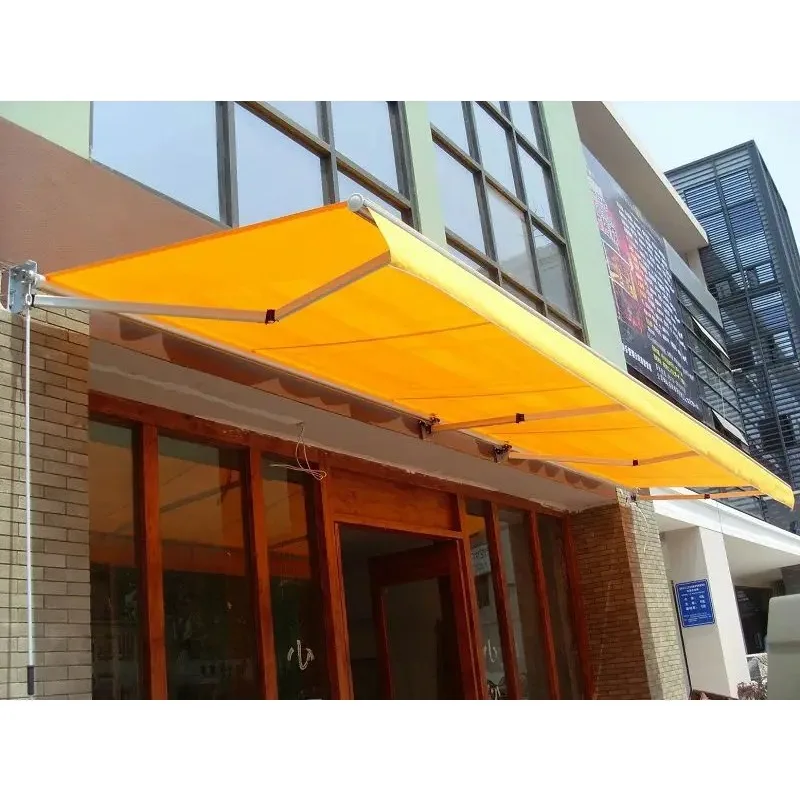 Parasols Umbrellas Outdoor Professional Waterproof  Awning Components Retractable Folding Arm Awning Electric Aluminum Window Cu