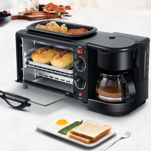 Multi Functional Household Breakfast Machine Easy Clean Rotary Button Sandwich Oven Breakfast Maker Convenient Home Appliances
