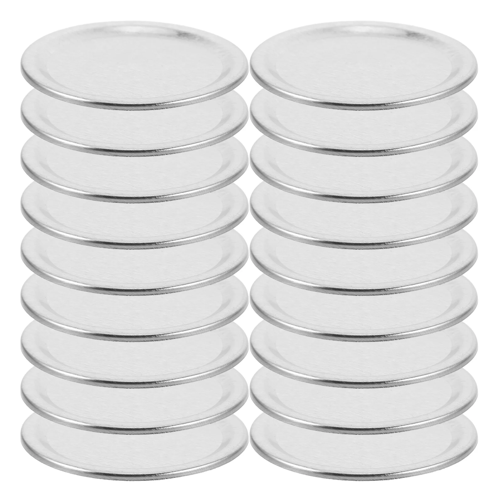 

50Pcs Mason Jar Lids Tinplate Split-Type Wide Mouth Can Covers Airtight Canning Lids Replacement Caps for Food Storage