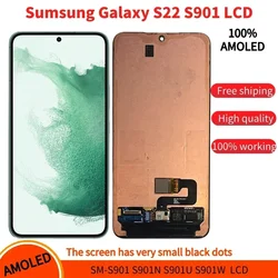 Super AMOLED For Samsung Galaxy S22 LCD Display Touch Screen S22 SM-S901 S901B LCD Touch Digitizer Assembly Replacement Parts