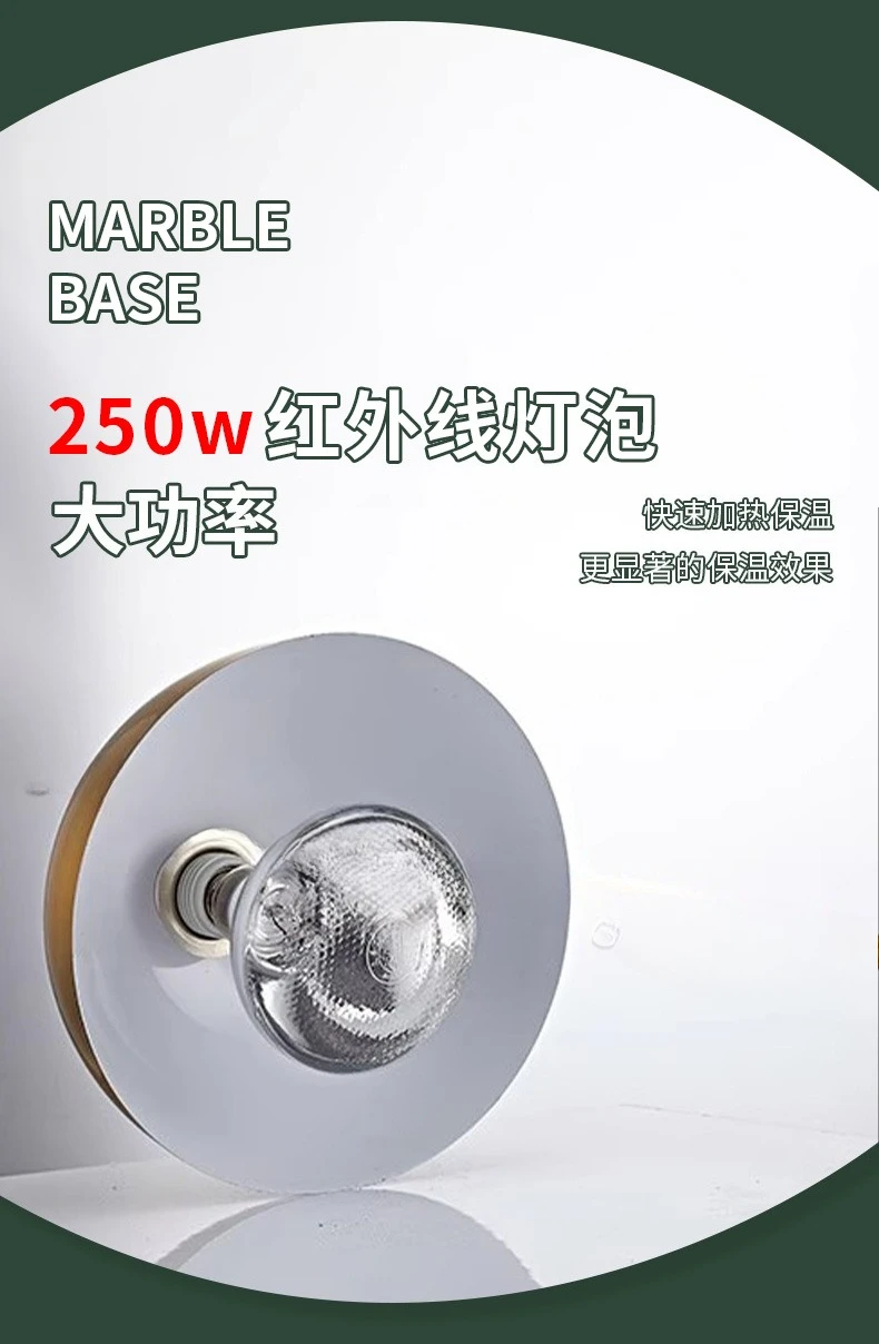 بوفيه مصباح عزل الطعام طاولة عزل الرخام ديلي مصباح شواء الدجاج المقلي