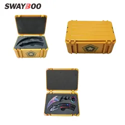 Swayboo-CS GO Folding Flip Knife Set Case, Borboleta na faca, Caixa vazia, Armazenamento de plástico, Caixa do Gama