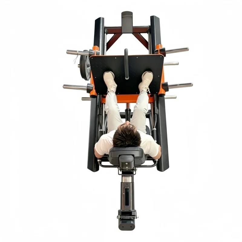 Commercial Use Large Steel Fixed Loader Leg Press Machine Plate Loaded Large Steel Fixed Legs Commercial Use Leg Press Machine