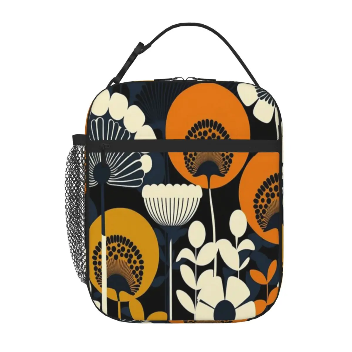 Bestselling Floral Pattern Finland Letter Print Meal Bag Mini Travel Lunch Box Bag