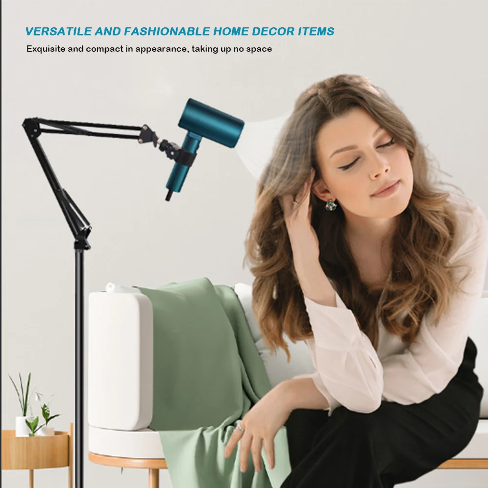 

Adjustable Lazy Person Hair Dryer Bracket Floor Stand Vertical Bracket Hair Dryer Holder Stand No Handheld Wind Tube Holder