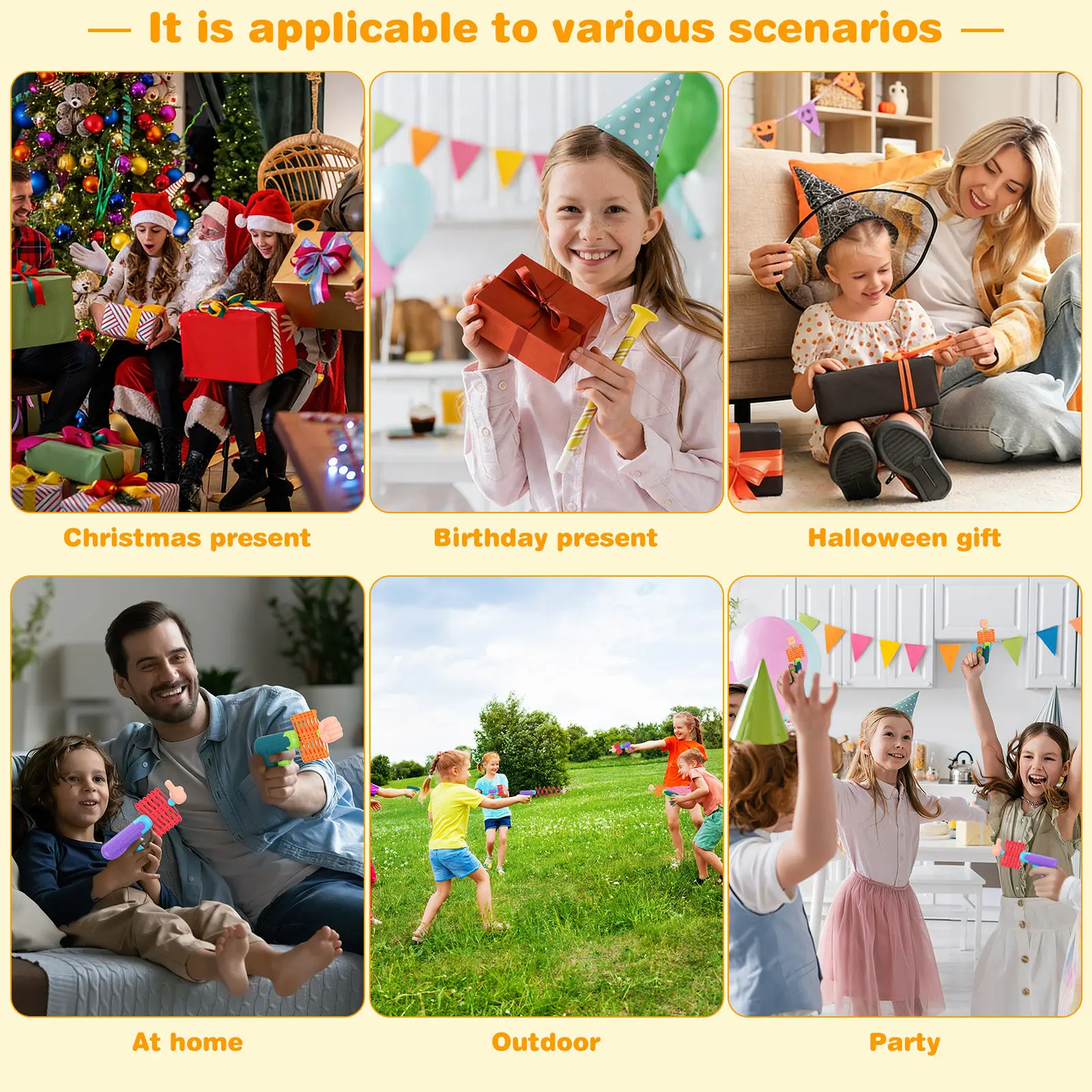 

2Pcs Spring Fists Stress Relief Prank Prop Durable Telescopic Creative Indoor Outdoor Kids Party Plaything Toys for Kids