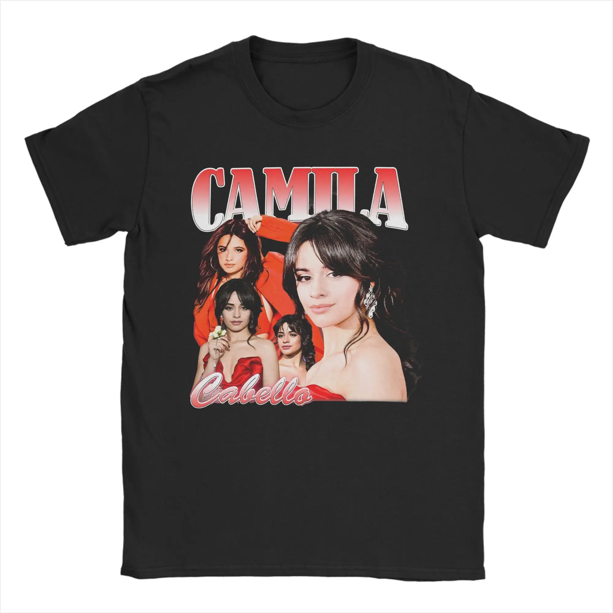 Mens Womens Camila Cabello C XOXO T Shirt Pure Cotton Graphic Tee Shirts  Top Clothing