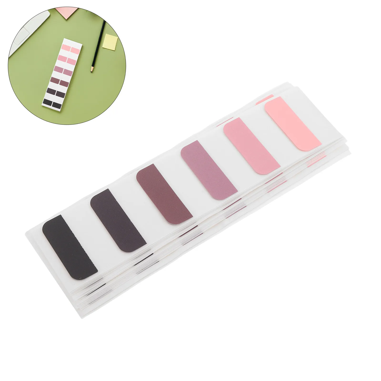 

3Pack Colored Index Dividers Gradient Sticky Page Markers Labels Writable Book Tabs for Notebooks Bible Binder File Folder