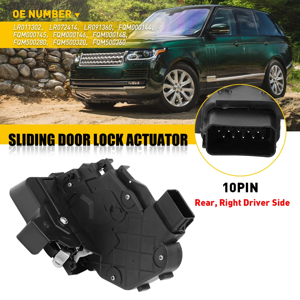 Front Rear Right Door Lock Actuator Mechanism For Land Rover Range Evoque Range Rover Sport Discovery MK III IV Freelander Door