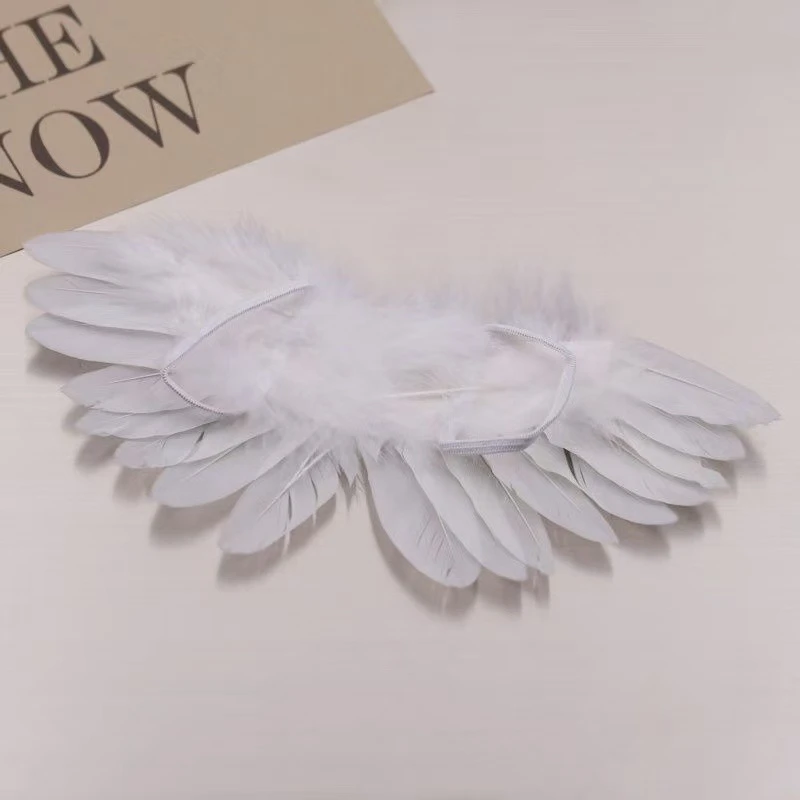 ملابس دمى الزي اكسسوارات ل 15-17 سنتيمتر Labubu أسود أبيض أجنحة ريشة الملاك DIY بها بنفسك دمى صغيرة الملابس فتاة هدية #6