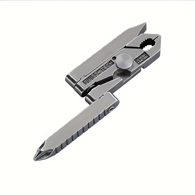 EDC 6-In-1 Portable Foldable Mini Pliers, Multifunctional Outdoor Survival Clamp Tool, Camping Equipment, Pocket Gear Kit Access