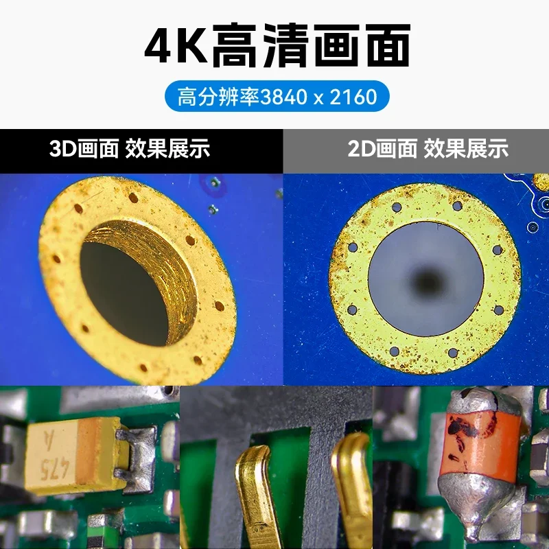 Gaopin Manual 3D Microscope GP-480H/GP-481H 3D Stereo 360 ° Rotation Enlarged Viewing 2D Plane Measurement