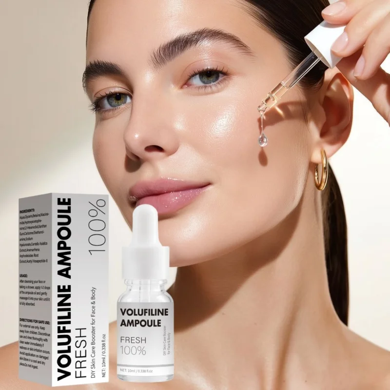 Volufiline 100% Hydrate Ampoule 10ml Niacinamide Centella Asiatica Deep Skincare Lightweight Non-sticky Help Alleviate Roughness