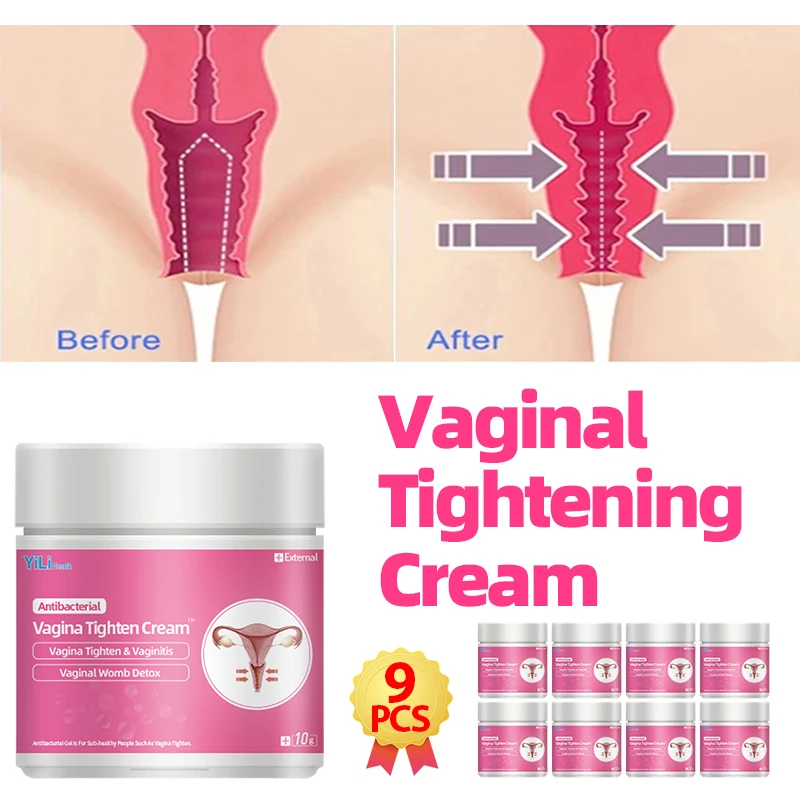 9bottles Female Care Cleansing Vagina Cream Detox For Women Tightening Vaginal Products Viginia Odors Eliminating 3Cycles