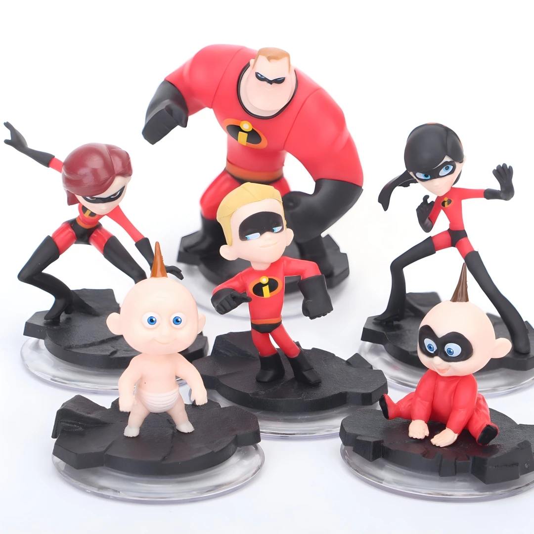 Disney The Incredibles 2 6pcs/set Anime Decoration Collection Figurine Action Figure Toys Model For Children Gift