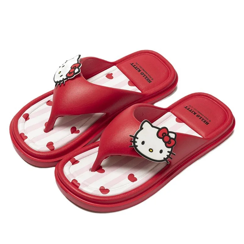 Sanrio infradito Ladies Anime Hello Kitty Kuromi Cinnamoroll personaggio dei cartoni animati moda estate indossare pantofole carine per la casa