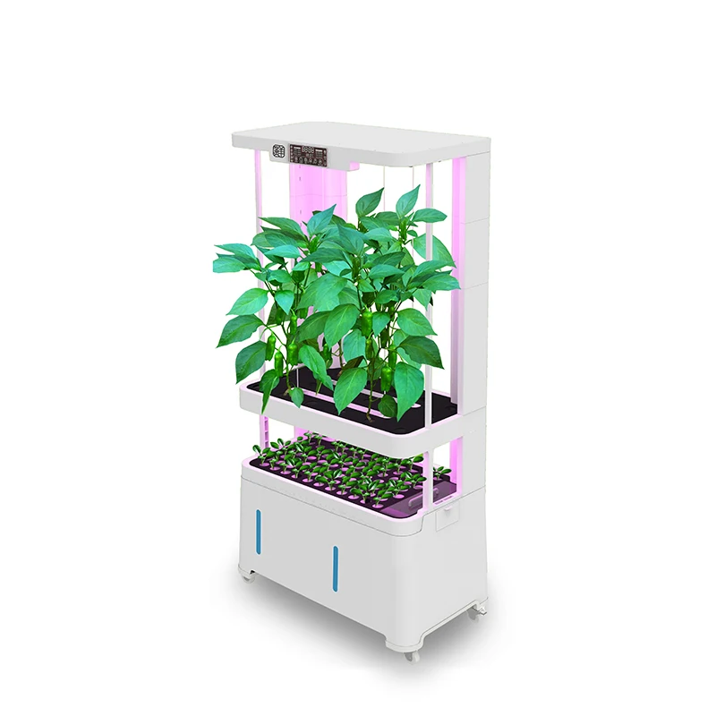 High-Tech Intelligent Hydroponic Equipment Smart Hydroponics Pots Growing System with Pump Model H5 1 Year