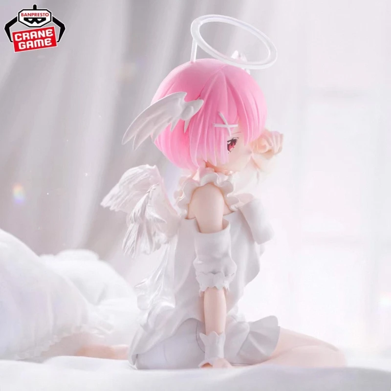 Bandai In Stock Banpresto Relax Time Anime Re: Life A Different World From Zero Rem Ram Sweet Angel Ver. Action Figures Model - view 4