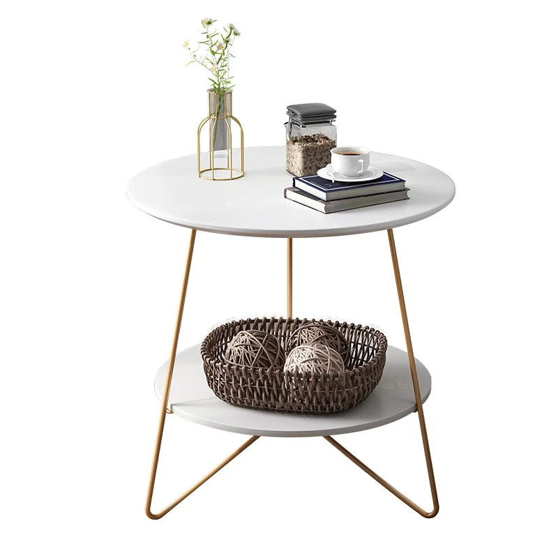 

Simple bedside wrought iron balcony flower stand Internet celebrity edge corner few bedroom bay window ins small round table