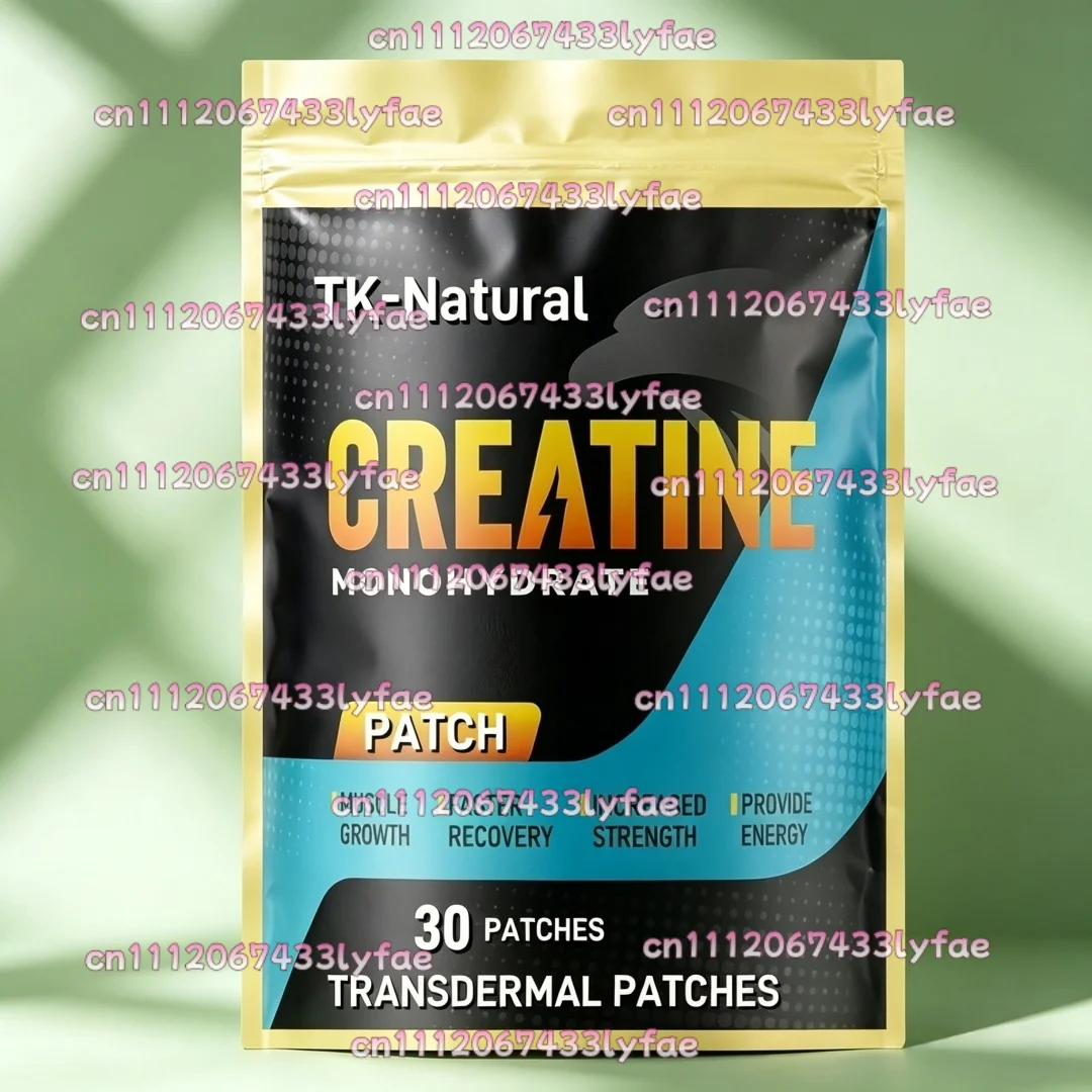 30 Patches Creatine Monohydrate Transdermal Patches for Men & Women Support Recovery & Muscle Relief