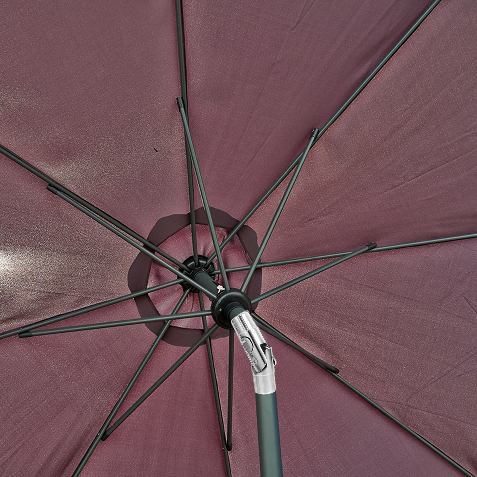 Akcesoria do parasoli ogrodowych Części zamienne wspornika kierownicy Srebrne do parasoli mebli ogrodowych Kompatybilny z uchwytem na parasol