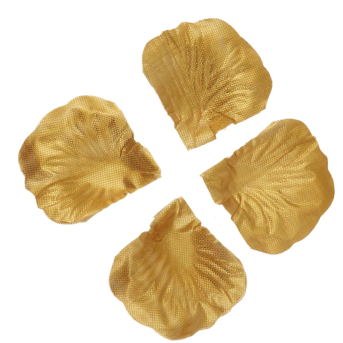 

1000 Pcs Tea Dresser Decoration Simulation Silk Rose Petal Roses Golden Flower Petals Reusable Flowers Artificial