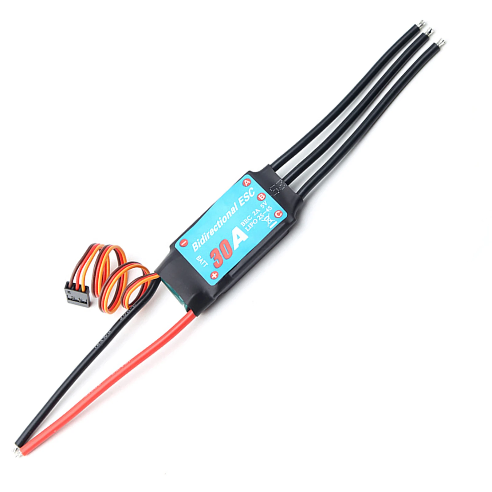 30A/40A Brushless ESC Bidirectional Electronic Speed Controller for RC Car Boat Remote Control Ship Bidirectional Brushless ESC