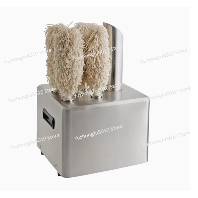 Electric 8 Head Cup Wiper Hotel Clubhouse Barclub Glass Wine Goblet Commercial Equipment Polishing Dryer