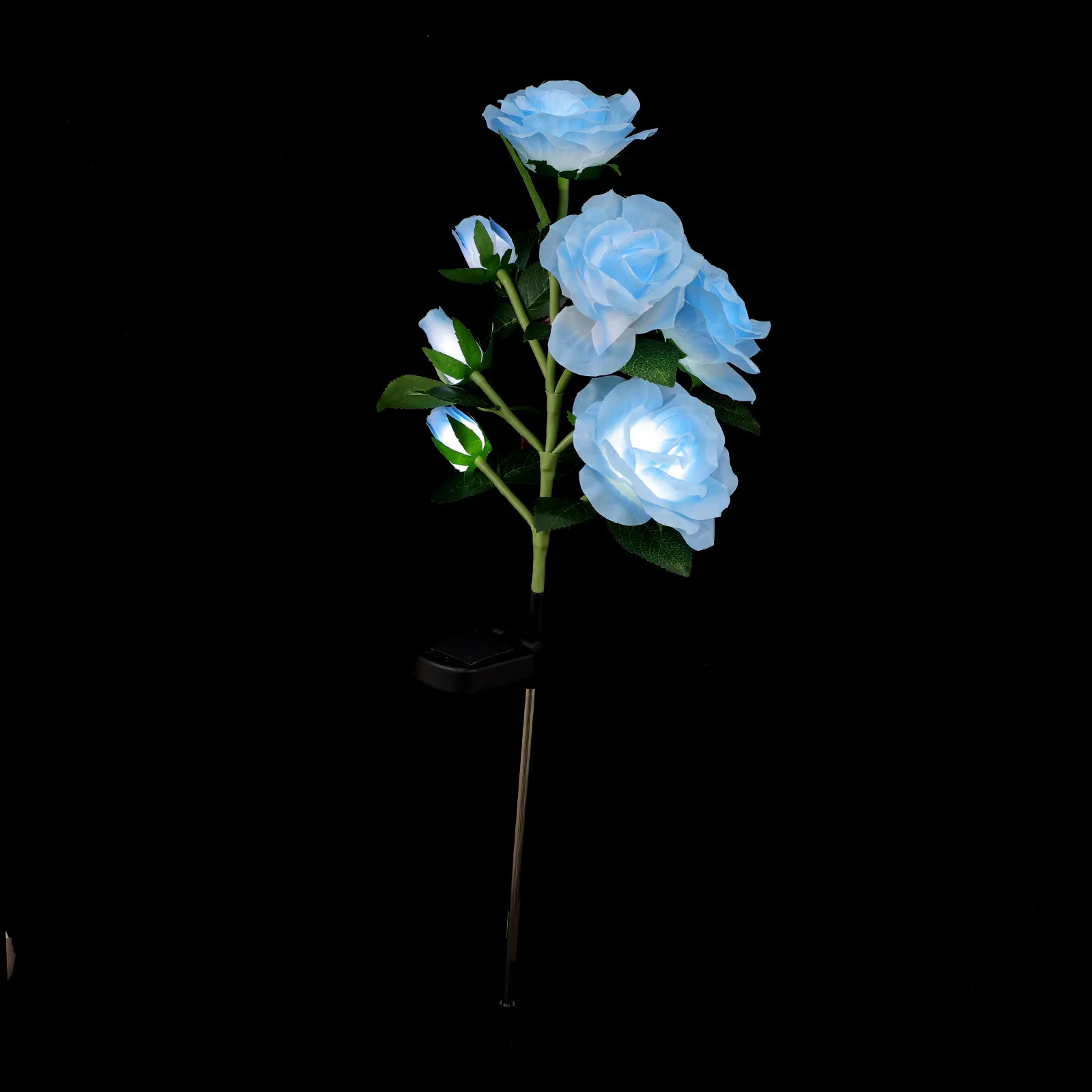 

1Set Outdoor Solar LED Rose Lamp Waterproof Garden Light Decorative Lawn Adornment for Yard Patio Night Lighting