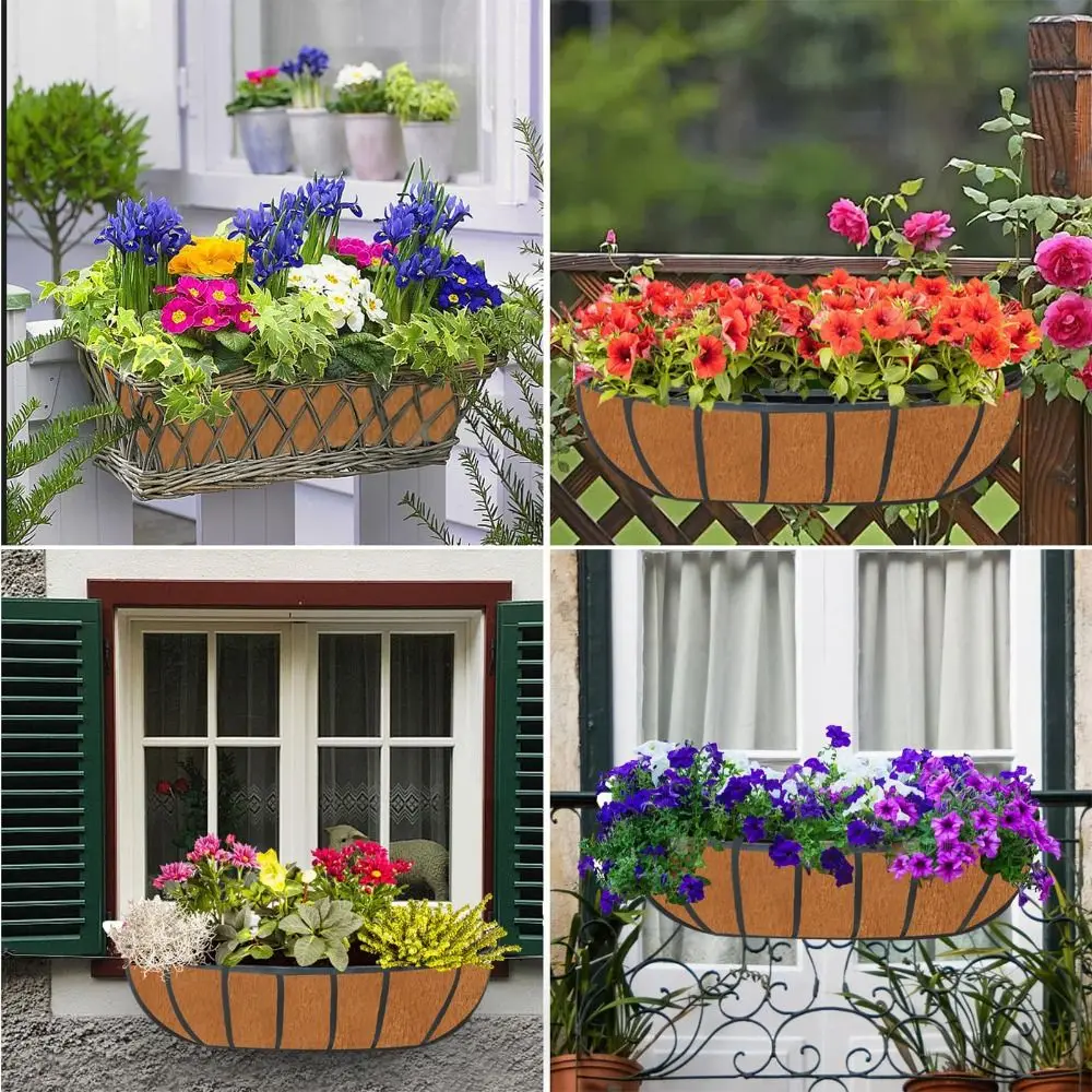 3Pcs Replacement Planter Liners Root-Friendly Water-Retentive Felt Plant Pot Liners Non-Woven Fabric