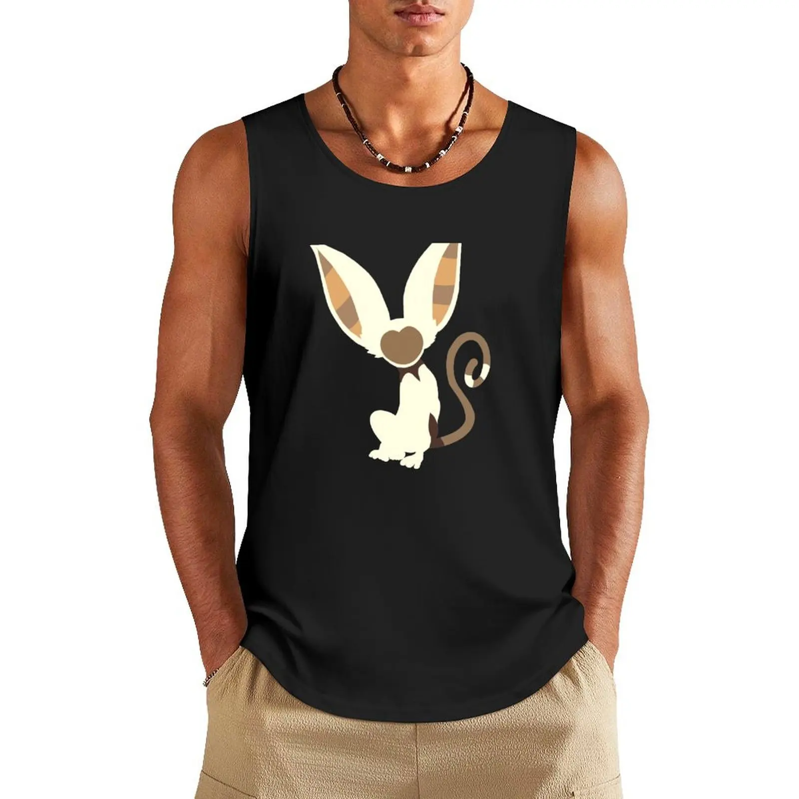 

Momo- Avatar the Last Airbender Tank Top Short sleeve Men's sports t-shirt t shirts Men's clothing brands