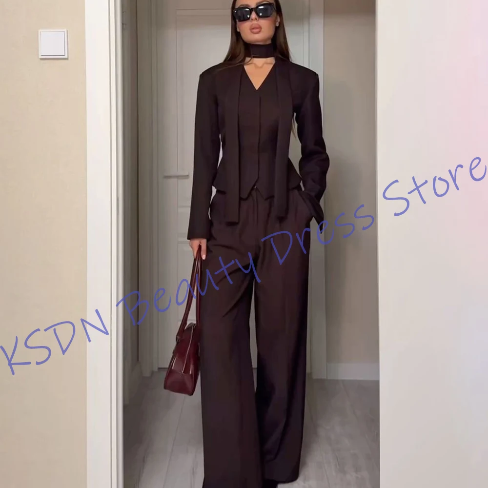 

Современная женская одежда, облегающий комплект из двух предметов (куртка + брюки), пиджак с v-образным вырезом, костюм, повседневный вечерний наряд, уличная одежда, выгляды