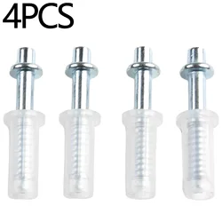 4PCS Bifold Door Top Guide Wheels Plastic For Closets Pantries Laundry Rooms Stainless Steel Bifold Door Top Pivot Hinge