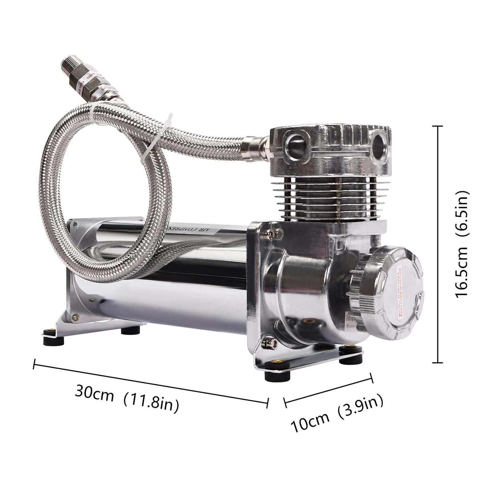 Kit de compressor de ar, tanque de bomba de ar comprimido, compressor de suspensão de ar de 12V, 200-300W, portátil, de alta pressão
