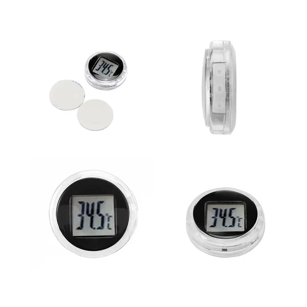 Mini Motorcycle Thermometer Paste Type Temperature Meter Digital Instruments Waterproof Motorcycle Interior Accessories 6Colors