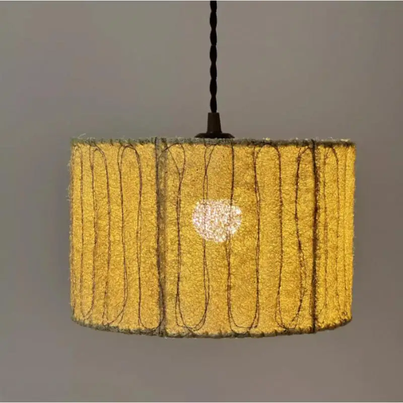 

Original Color Natural Loofah Wabi Sabi Style Homestay Restaurant Bedroom Living Room Corridor Balcony Ambient Pendant Light