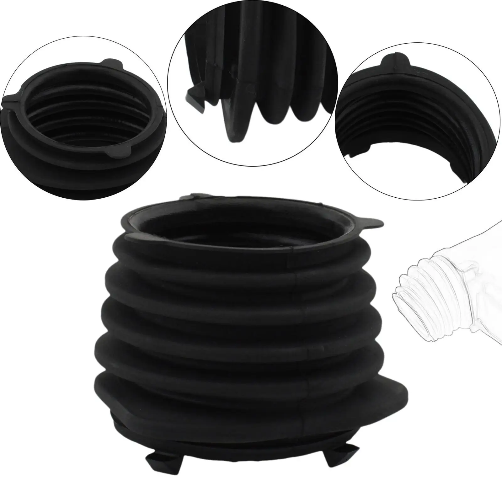 

Motorcycle Rear Wheel Boot Premium Silicone Nylon Drive Shaft Sleeve Cover Easy Install Practical Spare Part for BMW GS RT RS