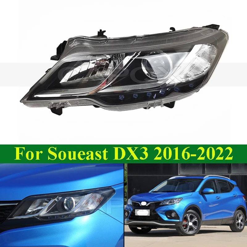 

Передняя фара CAPQX для Soueast DX3 DX 3 2016-2022, фара, передняя фара поворота