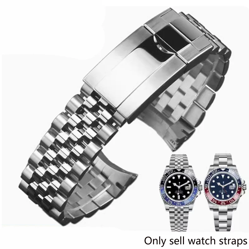 904 Jubilee Watchband For Rolex Sub GMT Yacht Daytona Men\'s Strap Luxury watch chain Mod Parts Replacement Accessories