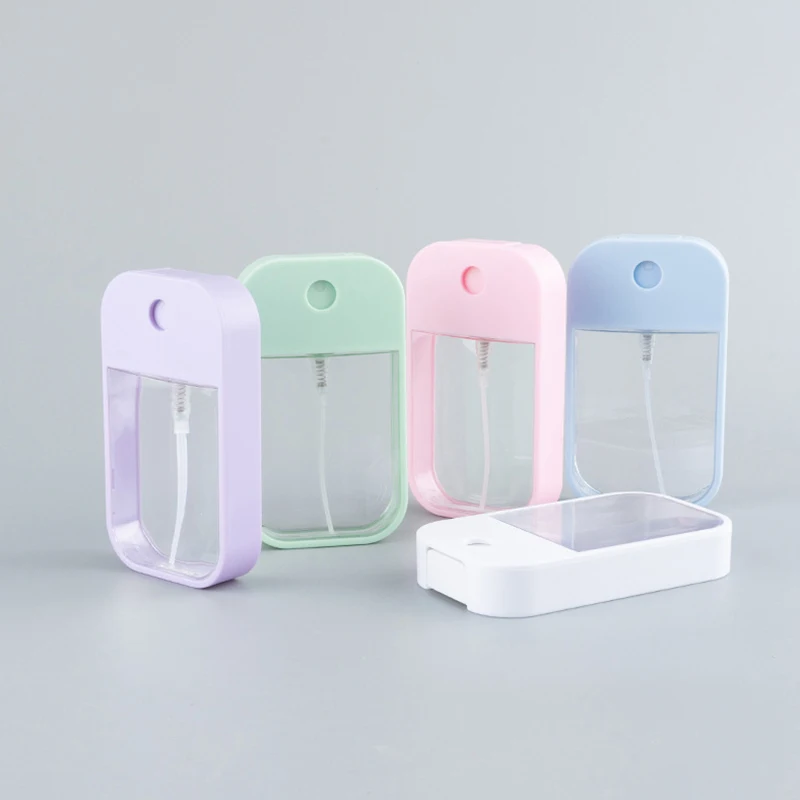 Apple Spray Card Bottle 45ML Portable Color Card Plastic Perfume Bottle Mobile Phone Shape Alcohol Spray Travel Size