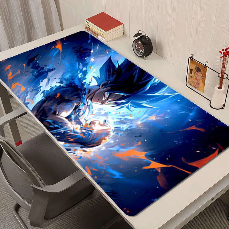 แผ่นรองเมาส์ Anti-SLIP แผ่นรองเม้าส์สําหรับเล่นเกมอุปกรณ์เสริมพีซี HD Mousepad ขนาดใหญ่ Dragon Ball ขยายแป้นพิมพ์รูปแบบแท็บเล็ต Pad